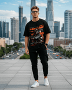 G West Chase Your Fortune Journey Oversized T-Shirt Mens G West
