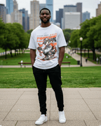 G West Chase Your Fortune Journey Oversized T-Shirt Mens G West