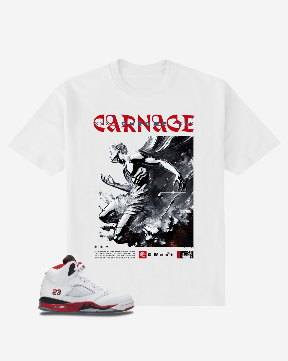 G West Chrome Carnage Oversized T-Shirt G West