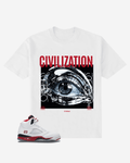 G West Civilization Oversized T-Shirt Mens G West
