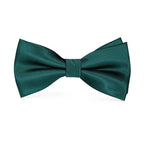 Classic Green Bow Ties Men Silk Butterfly Tie  With Pocket Square And Cufflinks Set For Men Elegant Design Wedding Party Bowties Solid Color Gentleman Bow Tie And Pocket Square Cufflink Set Stevvex