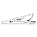 Classic Tie Clip Fashion Style Tie Bars For Men Metal Tone Tie Bar Clip Tie Pins Elegant Tie Clips For Men Fathers' Day Valentine's Day Gift Simple Bar Clasp Practical Necktie Accessories Clasp Tie Pin For Mens Collar Clip Stevvex