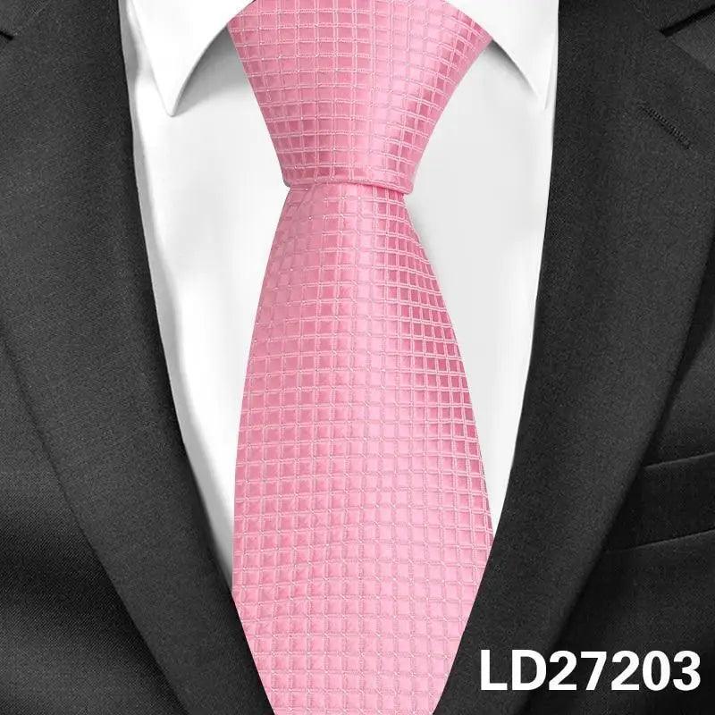 Colorful Men Necktie Business Wedding Fashion Various Colors Easy Match Ties For Men Men's Necktie Classic Tie Business Suit Accessory Elegant Tie Stevvex