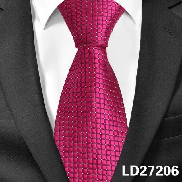 Colorful Men Necktie Business Wedding Fashion Various Colors Easy Match Ties For Men Men's Necktie Classic Tie Business Suit Accessory Elegant Tie Stevvex