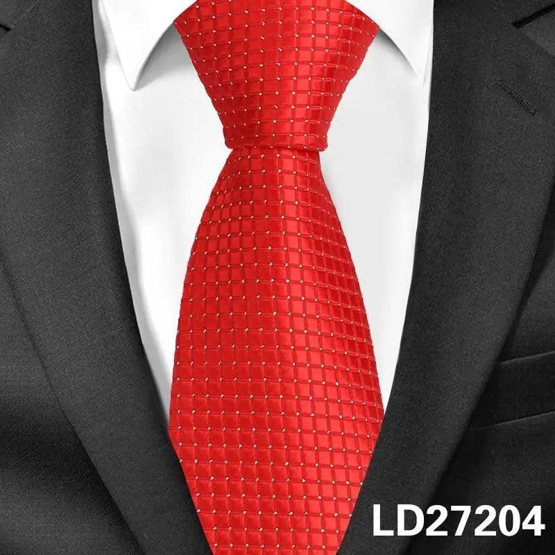 Colorful Men Necktie Business Wedding Fashion Various Colors Easy Match Ties For Men Men's Necktie Classic Tie Business Suit Accessory Elegant Tie Stevvex
