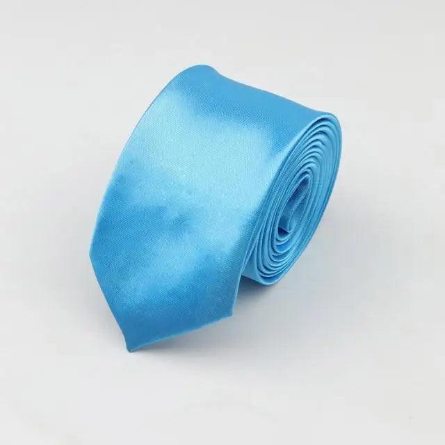 Colorful Men Polyester Slim Men Necktie Simple Design Party Necktie Wedding And Daily Wear Neck Ties Stevvex