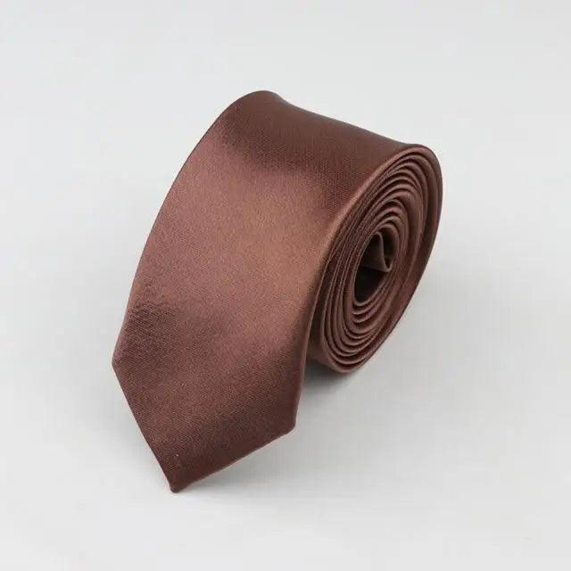 Colorful Men Polyester Slim Men Necktie Simple Design Party Necktie Wedding And Daily Wear Neck Ties Stevvex