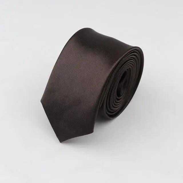 Colorful Men Polyester Slim Men Necktie Simple Design Party Necktie Wedding And Daily Wear Neck Ties Stevvex