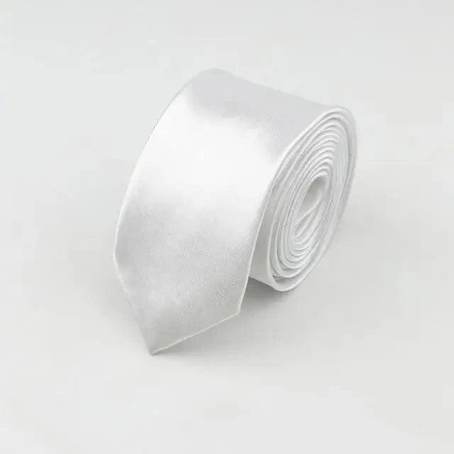 Colorful Men Polyester Slim Men Necktie Simple Design Party Necktie Wedding And Daily Wear Neck Ties Stevvex