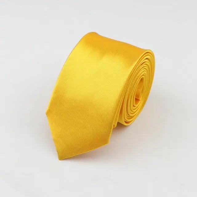 Colorful Men Polyester Slim Men Necktie Simple Design Party Necktie Wedding And Daily Wear Neck Ties Stevvex