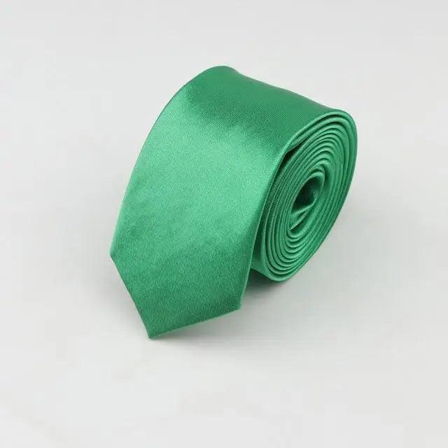 Colorful Men Polyester Slim Men Necktie Simple Design Party Necktie Wedding And Daily Wear Neck Ties Stevvex