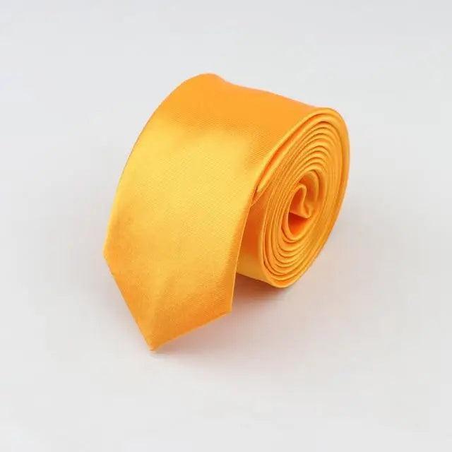 Colorful Men Polyester Slim Men Necktie Simple Design Party Necktie Wedding And Daily Wear Neck Ties Stevvex