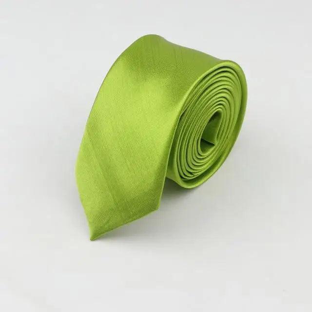 Colorful Men Polyester Slim Men Necktie Simple Design Party Necktie Wedding And Daily Wear Neck Ties Stevvex