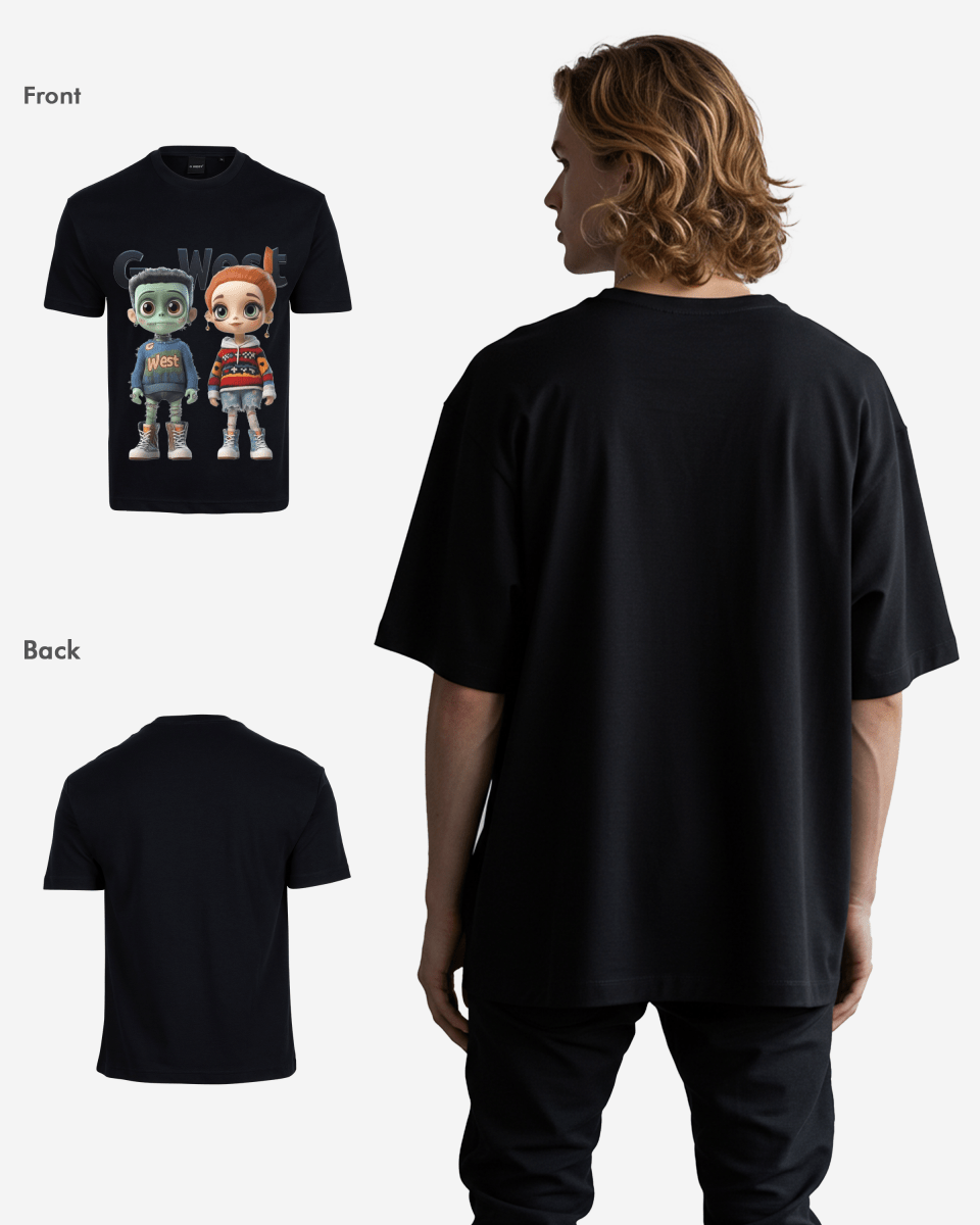 G West Couple Claus Oversized T Shirt Mens G West