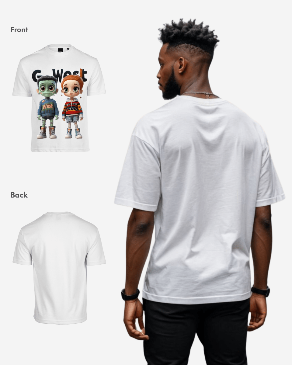 G West Couple Claus Oversized T Shirt Mens G West