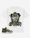 G West Cowboy-Graphic Oversized T-Shirt Mens G West