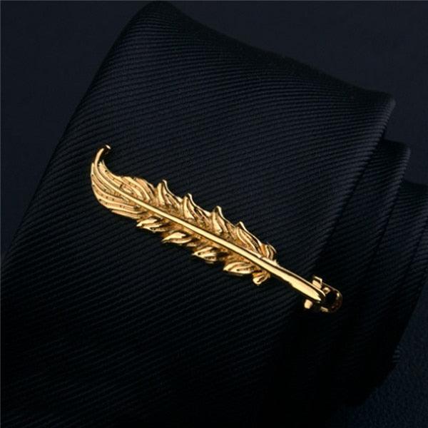 Creative Metal Necktie Bar Formal Shirt Classic Men Tie Clips Elegant Fashion Formal Professional Simple Tie Bar Clips Beautiful Designs Wedding Ceremony Gold Tie Pin Unisex Party Gifts Fashion Tie Clips Stevvex