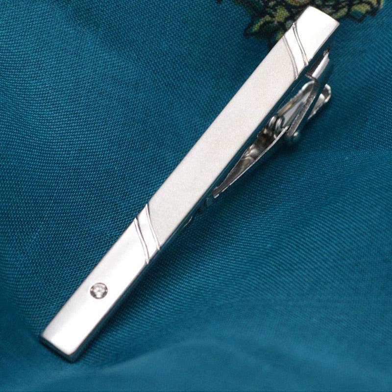 Creative Metal Necktie Bar Formal Shirt Classic Men Tie Clips Elegant Fashion Formal Professional Simple Tie Bar Clips Beautiful Designs Wedding Ceremony Gold Tie Pin Unisex Party Gifts Fashion Tie Clips Stevvex
