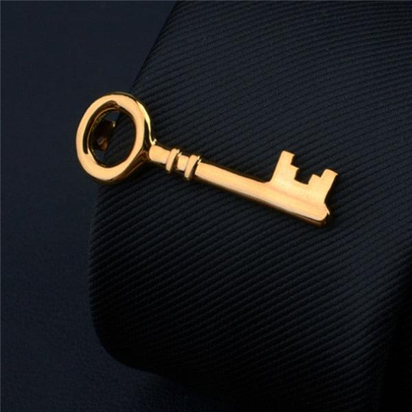 Creative Metal Necktie Bar Formal Shirt Classic Men Tie Clips Elegant Fashion Formal Professional Simple Tie Bar Clips Beautiful Designs Wedding Ceremony Gold Tie Pin Unisex Party Gifts Fashion Tie Clips Stevvex