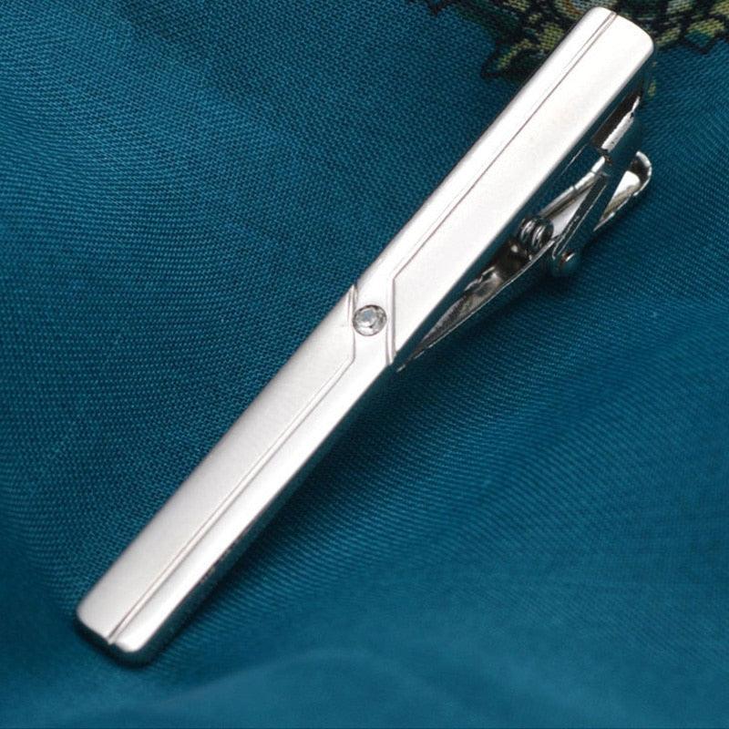 Creative Metal Necktie Bar Formal Shirt Classic Men Tie Clips Elegant Fashion Formal Professional Simple Tie Bar Clips Beautiful Designs Wedding Ceremony Gold Tie Pin Unisex Party Gifts Fashion Tie Clips Stevvex