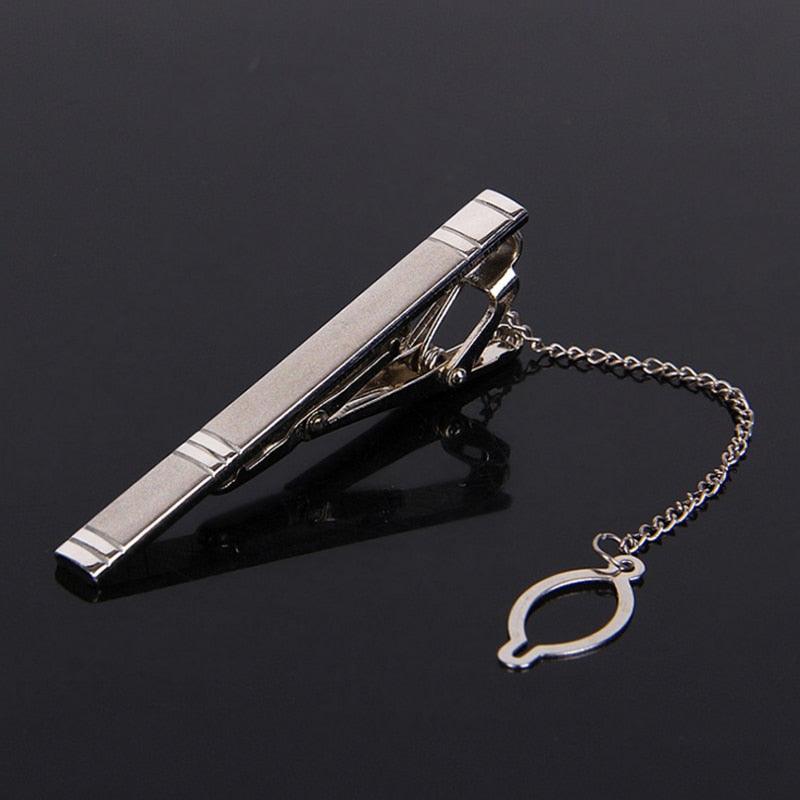 Creative Metal Necktie Bar Formal Shirt Classic Men Tie Clips Elegant Fashion Formal Professional Simple Tie Bar Clips Beautiful Designs Wedding Ceremony Gold Tie Pin Unisex Party Gifts Fashion Tie Clips Stevvex