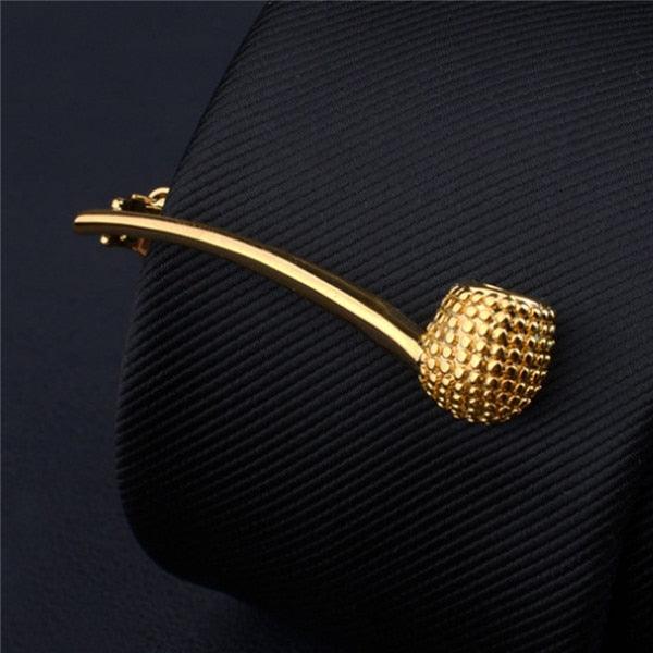 Creative Metal Necktie Bar Formal Shirt Classic Men Tie Clips Elegant Fashion Formal Professional Simple Tie Bar Clips Beautiful Designs Wedding Ceremony Gold Tie Pin Unisex Party Gifts Fashion Tie Clips Stevvex