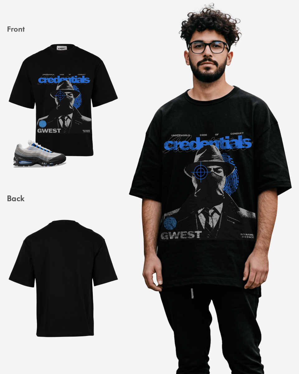G West Credentials Oversized Men's T-Shirt G West
