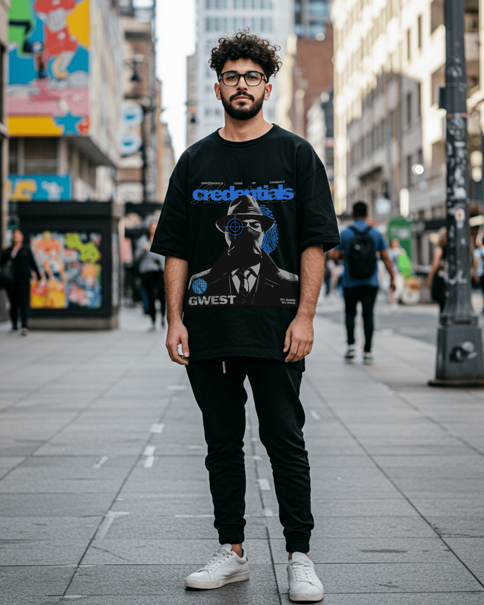 G West Credentials Oversized Men's T-Shirt G West