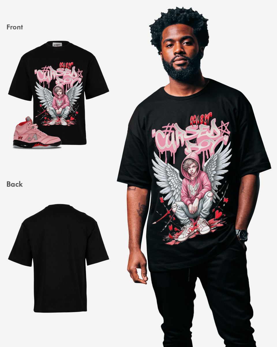 Camiseta Oversize para Hombre G West Cursed Boy