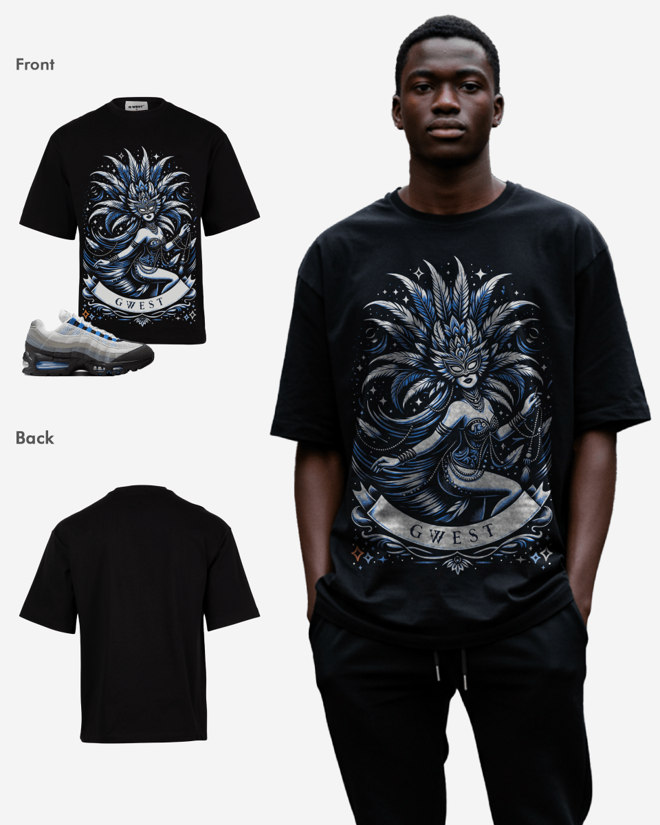 G West Dark Masquerade Men's Oversized T-Shirt G West