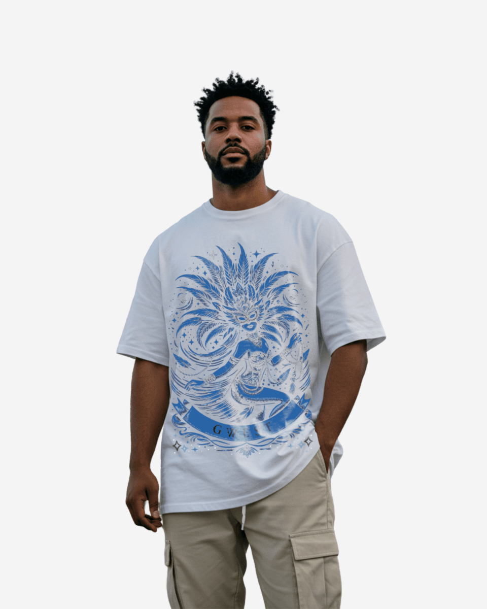 G West Dark Masquerade Men's Oversized T-Shirt G West
