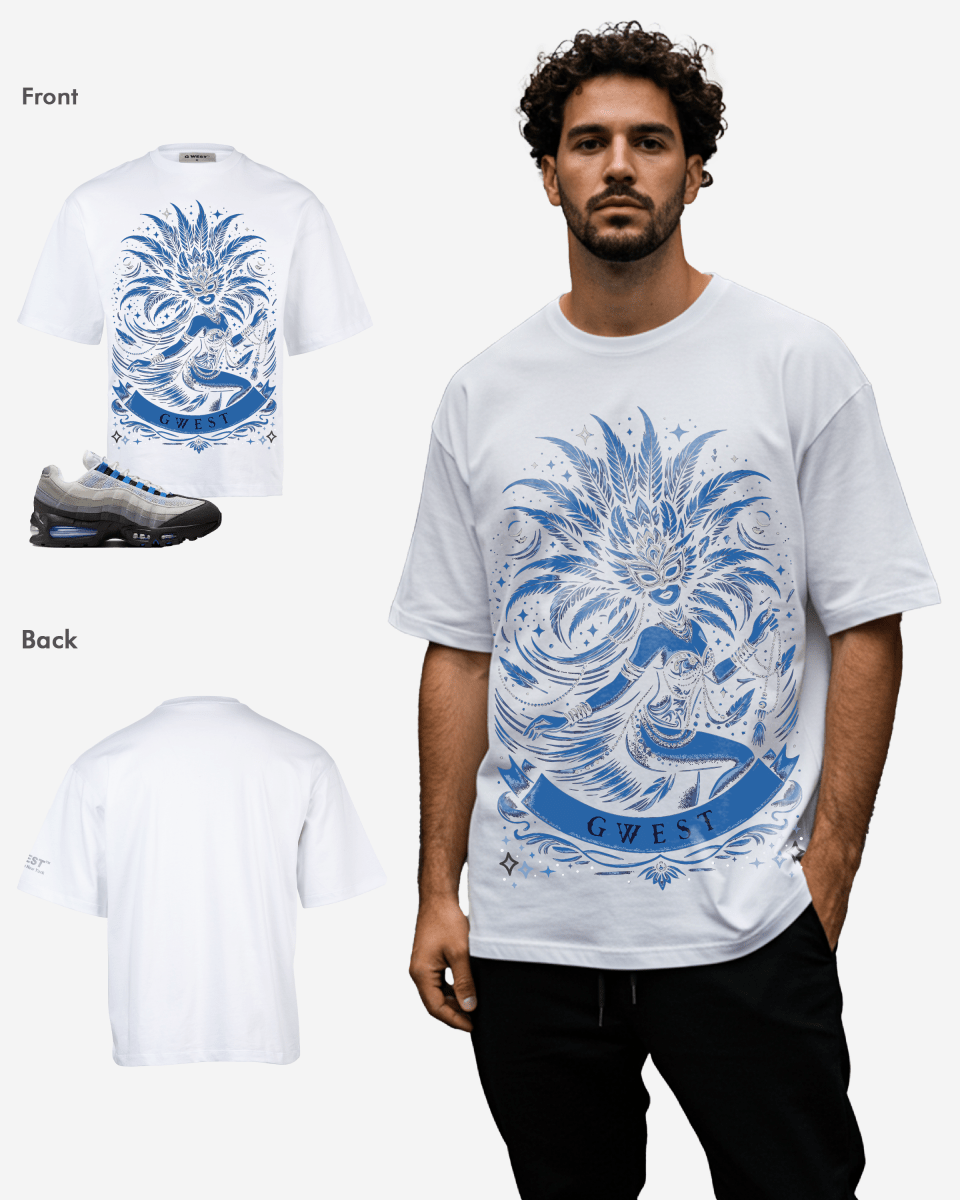 G West Dark Masquerade Men's Oversized T-Shirt G West
