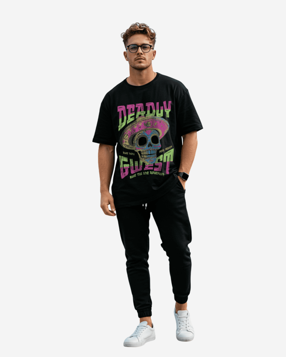 G West Deadly Rodeo Oversized T-Shirt Mens G West