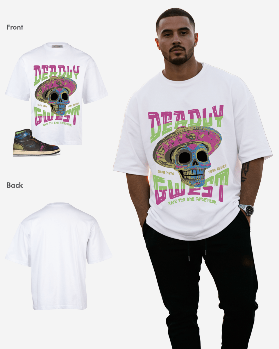 G West Deadly Rodeo Oversized T-Shirt Mens G West