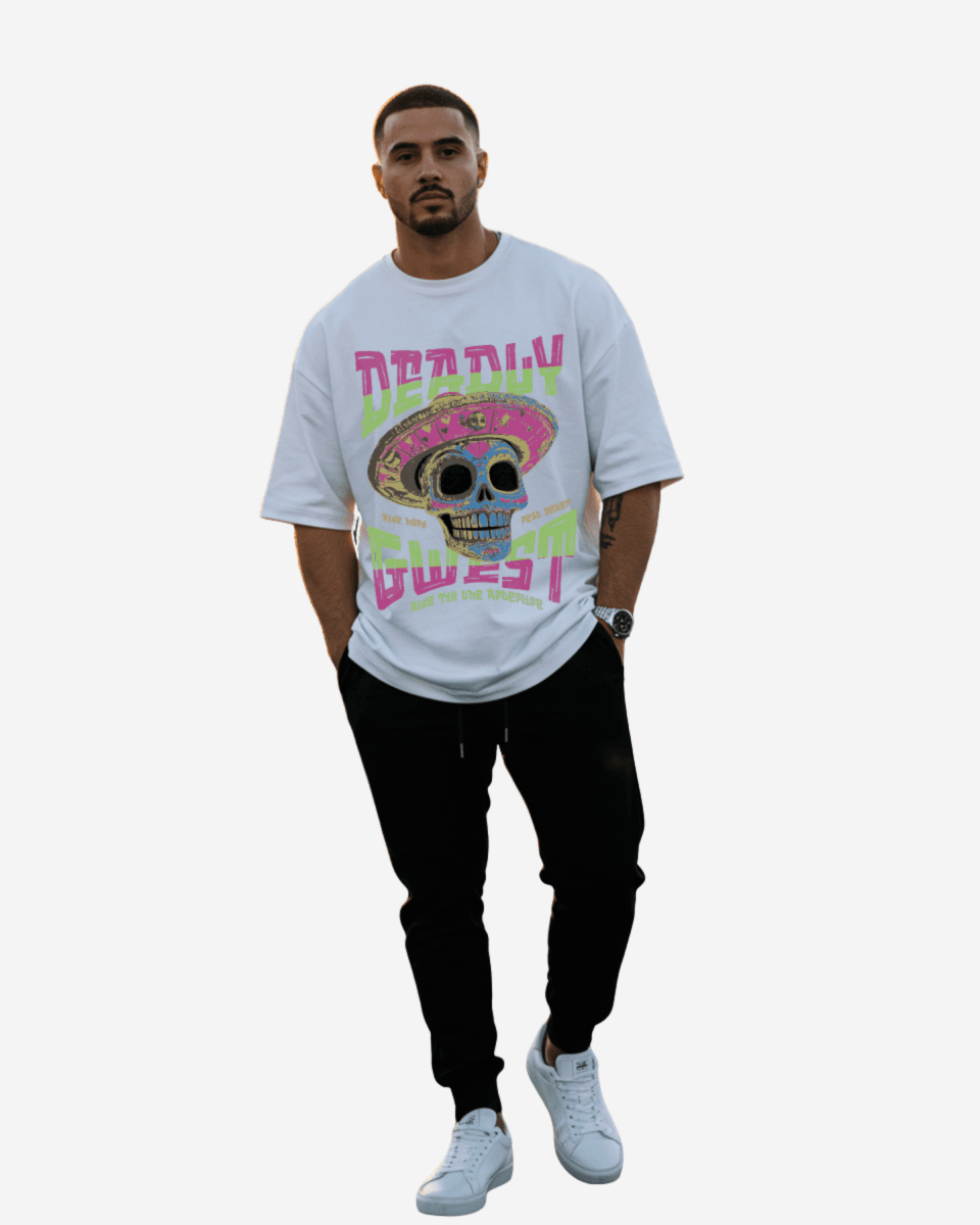 G West Deadly Rodeo Oversized T-Shirt Mens G West