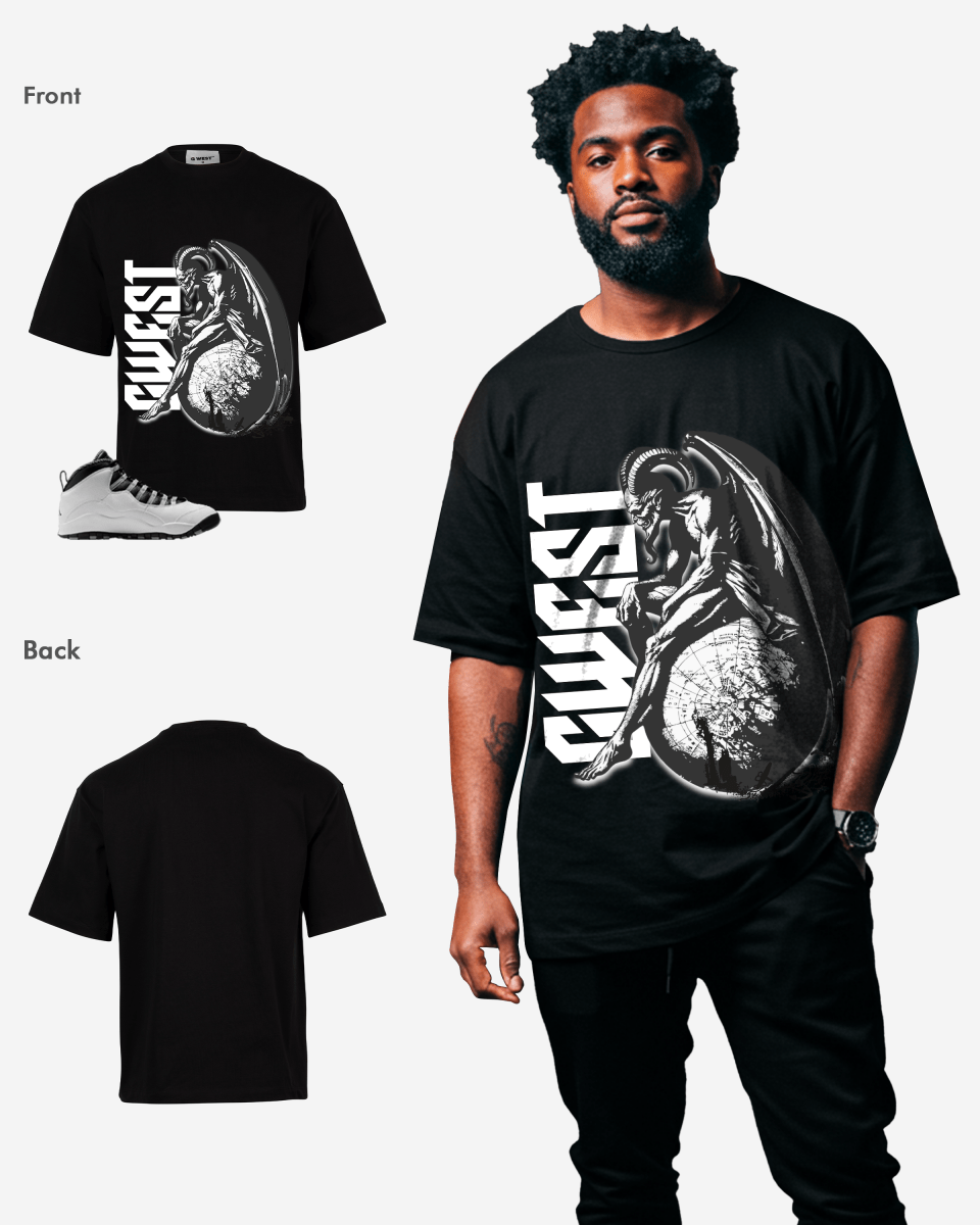 G West Death Oversized T-Shirt Mens