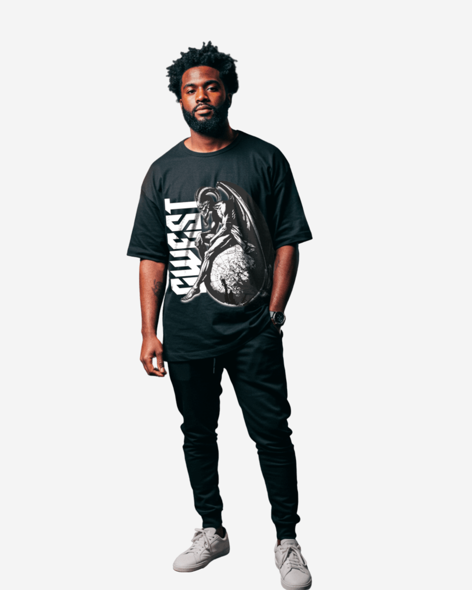 G West Death Oversized T-Shirt Mens