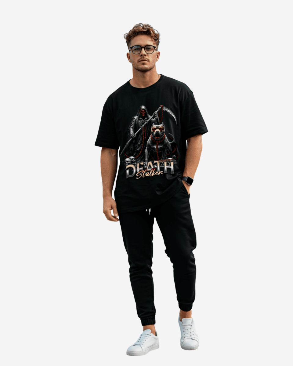 G West Death Stalken Oversized T-Shirt Mens G West