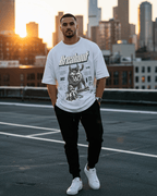 G West Demon Cat Breakout Camiseta Extragrande Hombre