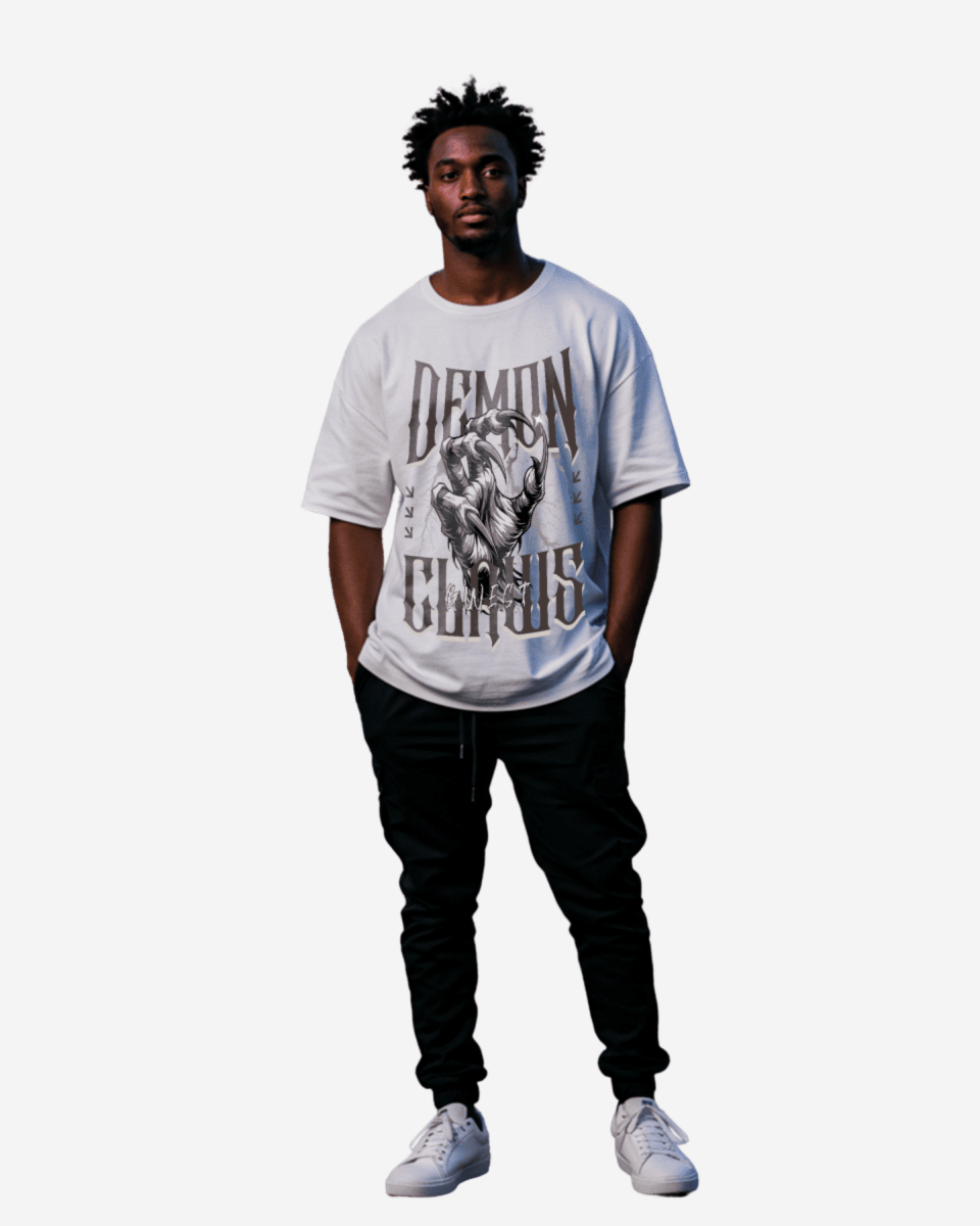 Camiseta extragrande G West Demon Claws para hombre