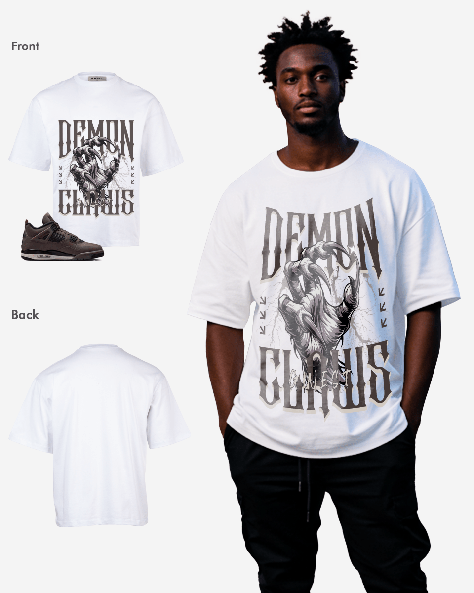 Camiseta extragrande G West Demon Claws para hombre