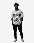 Camiseta de manga corta G West Dilemma Oversized para hombre