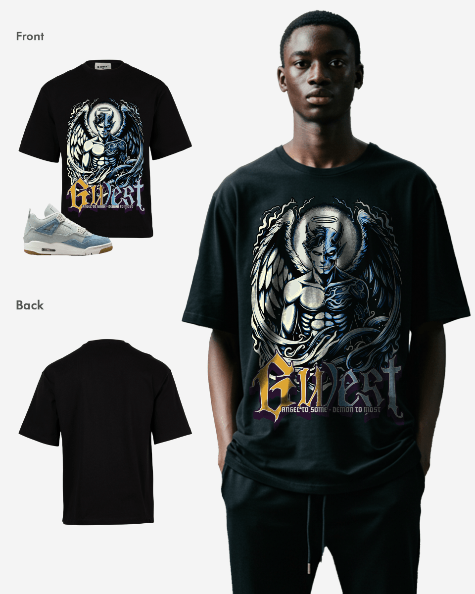 G West Duality Men's Oversized T-Shirt G West