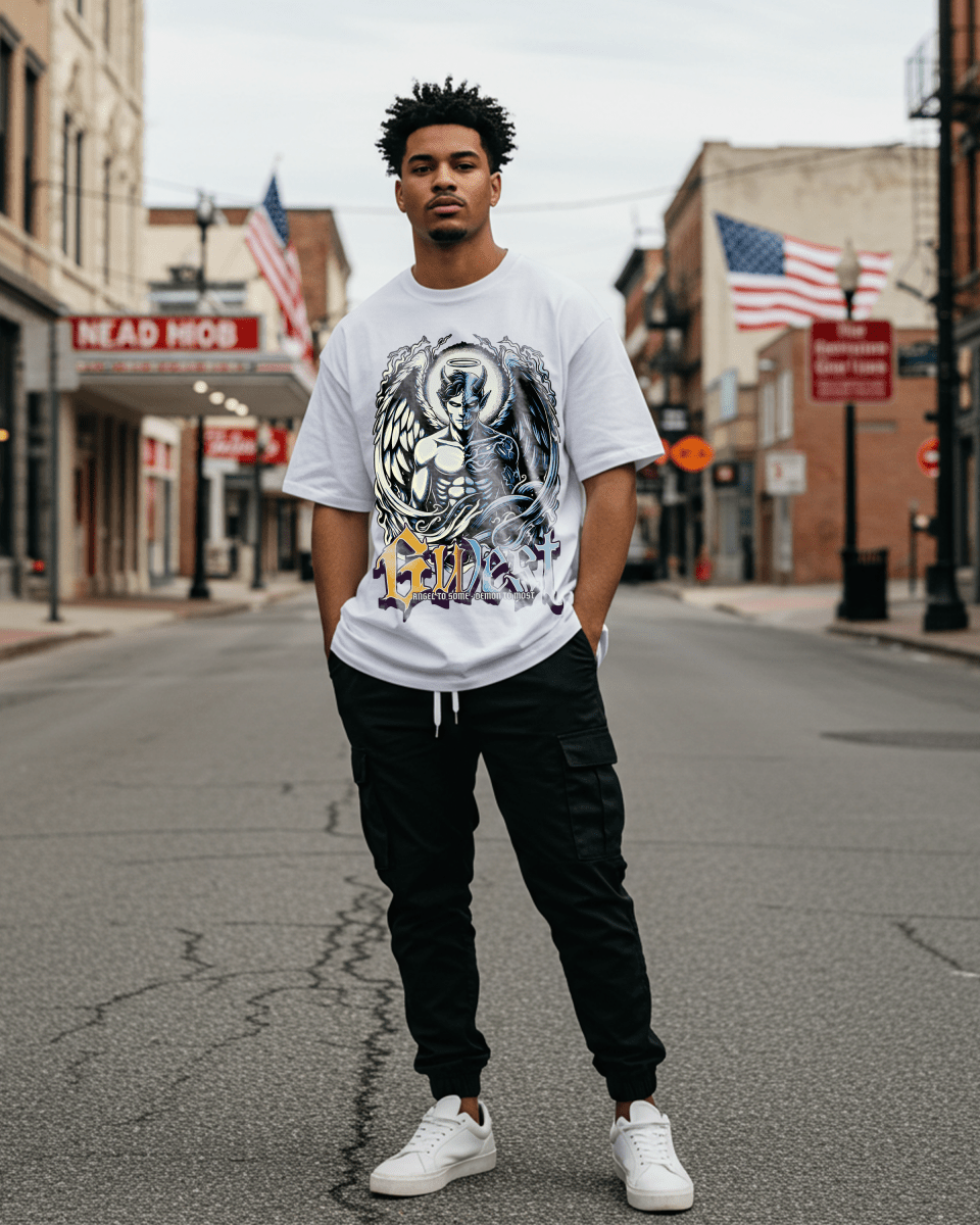 G West Duality Men's Oversized T-Shirt G West