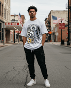 G West Duality Men's Oversized T-Shirt G West