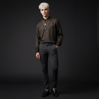 Noir Cheetah Stitchless LS Shirt BLACK