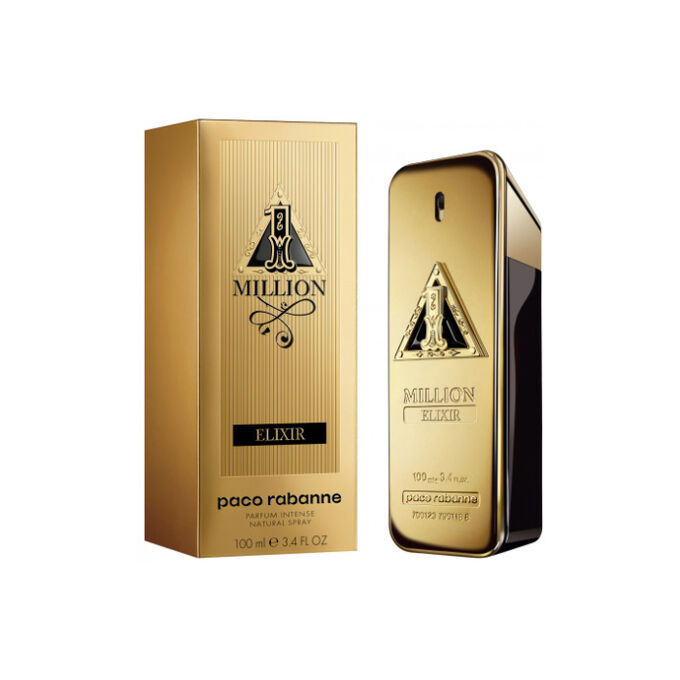 Paco Rabanne One Million Elixir Parfum Intense 3.4 oz 100 ml Men Rafaelos