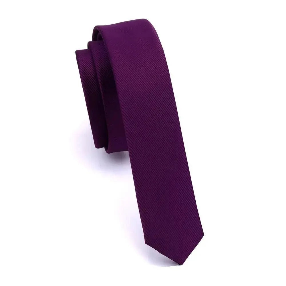 Elegant Blue Slim Business Men Neckties High Quality Color Wedding Necktie For Office And Daily Wear Solid Color Ties Classic Multiple Colors Uniform Necktie Stevvex