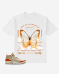G West Elegant Butterfly Dream Oversized T-Shirt Mens G West