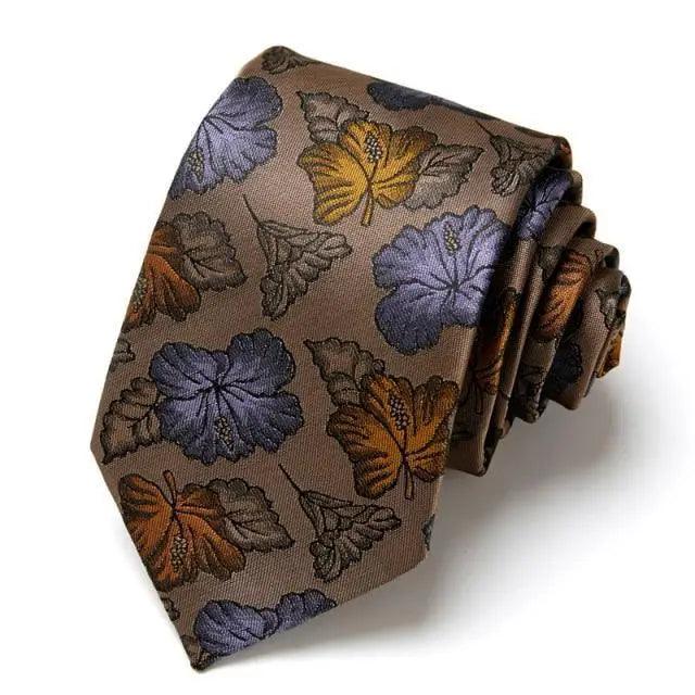 Elegant Fashion Flower Classic Design Neckties For Men Business Formal Suit Office Men Necktie Modern Patterned Formal Ties College Tuxedo Floral Tie Stevvex